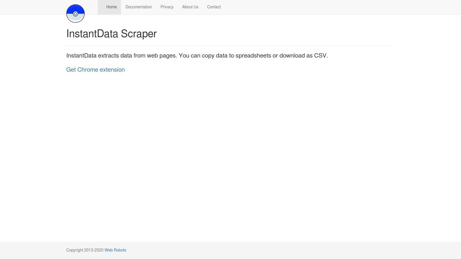 Instant Data Scraper