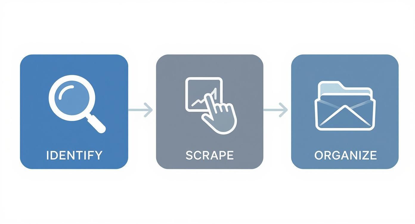 Infographic about web scraping + crm: how to feed your sales pipeline automatically
