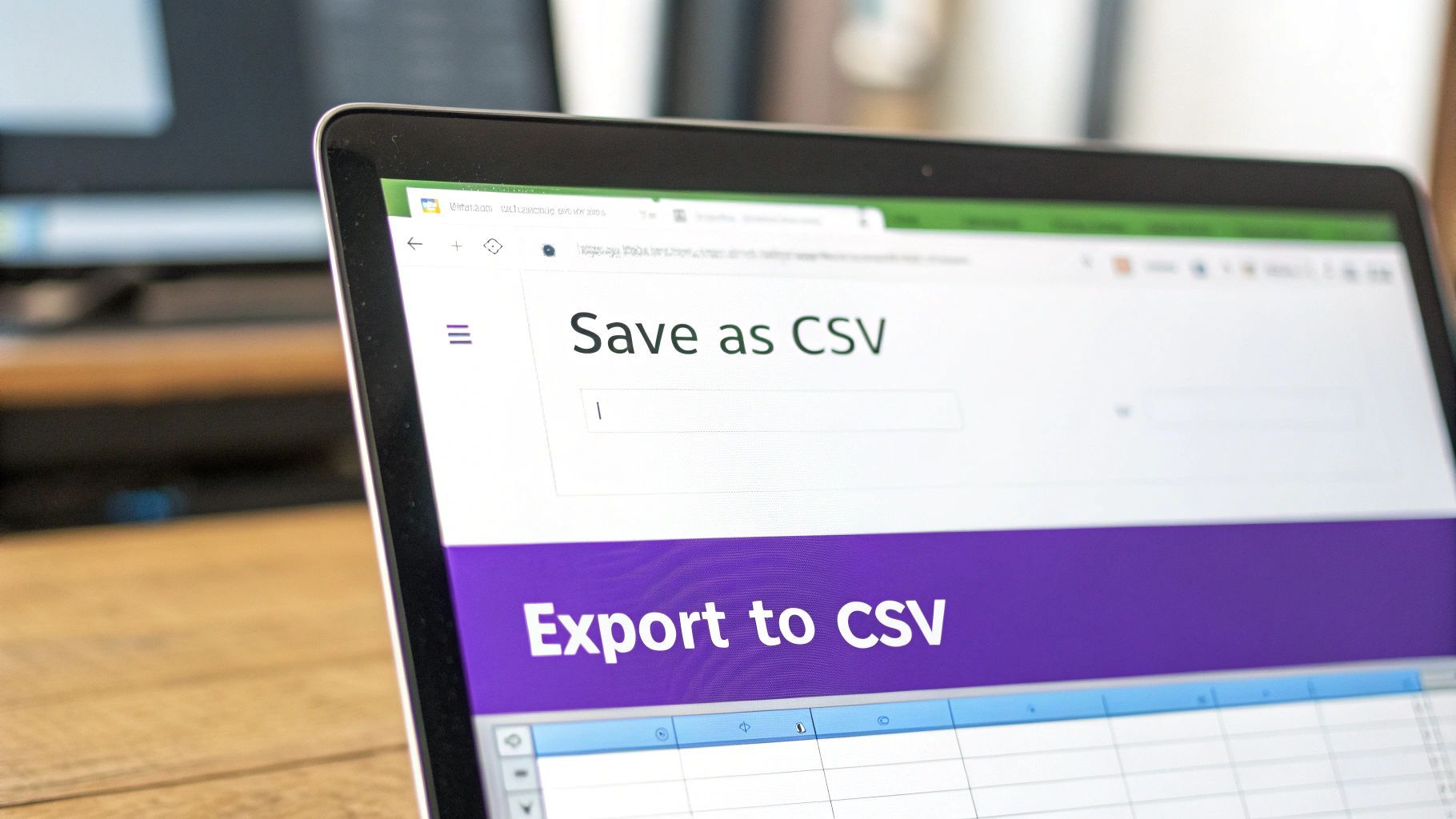 A computer screen showing code that is transforming raw data into a clean, structured CSV file format.