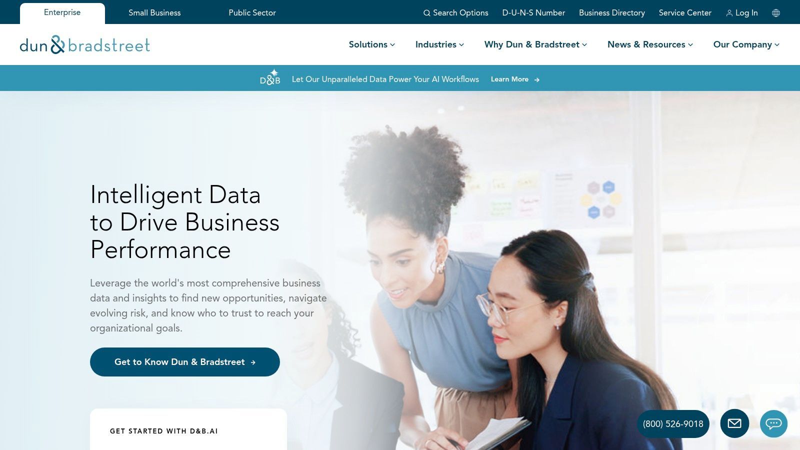 Dun & Bradstreet (D&B Hoovers / D&B Connect)