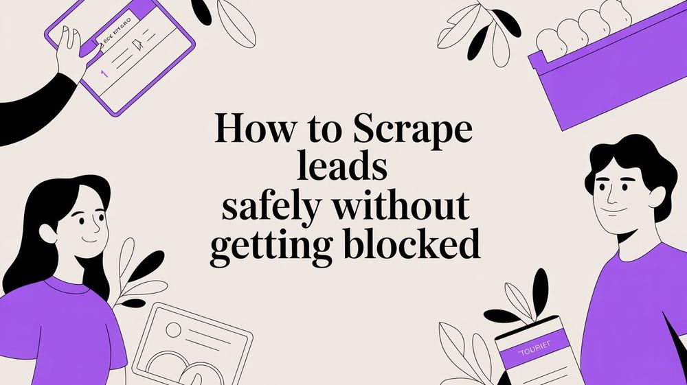 How to Scrape Leads Safely Without Getting Blocked