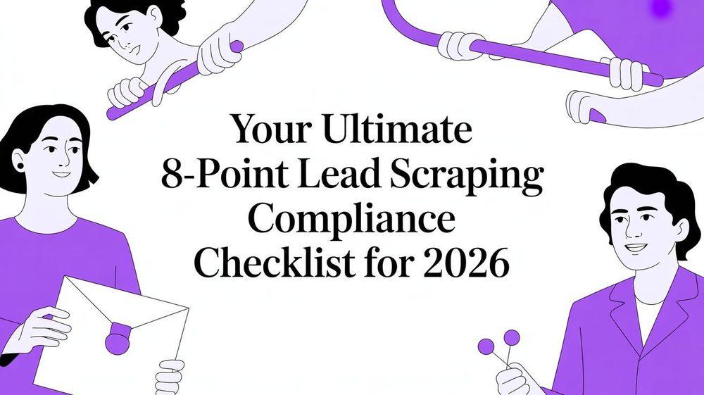 Your Ultimate 8-Point Lead Scraping Compliance Checklist for 2026