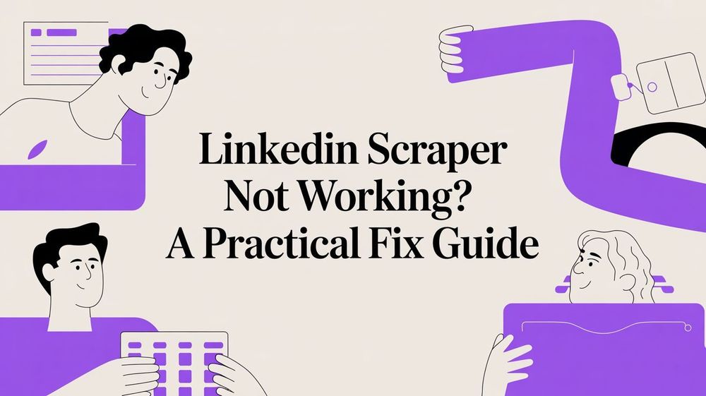 LinkedIn Scraper Not Working? A Practical Fix Guide for Professionals